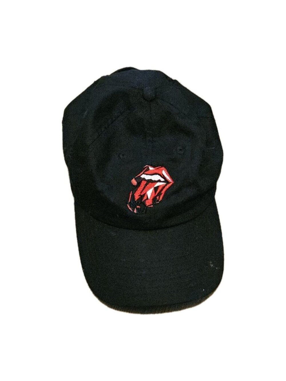 Rolling Stones 24 Carat Stones Tour Strapback Black Baseball Cap